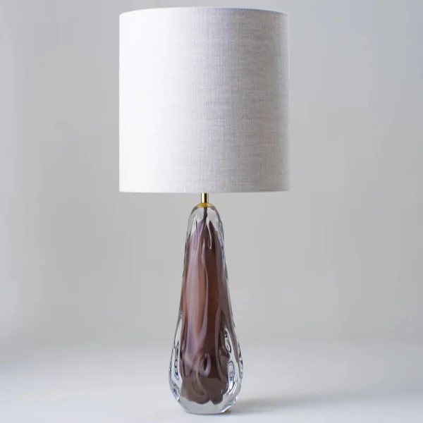 Porta Romana I Large Avocado Lamp | Hickory