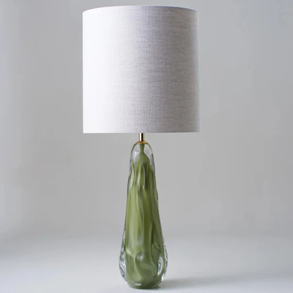 Porta Romana I Large Avocado Lamp | Split Pea