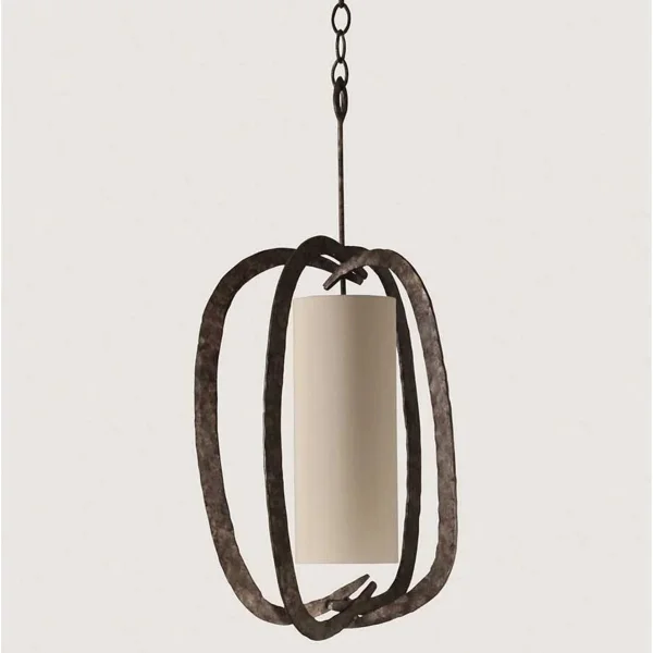 Porta Romana I Miro Pumpkin Chandelier | Burnt Silver