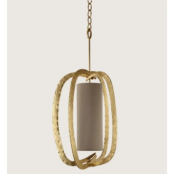 Porta Romana I Miro Pumpkin Chandelier I Bright Gold