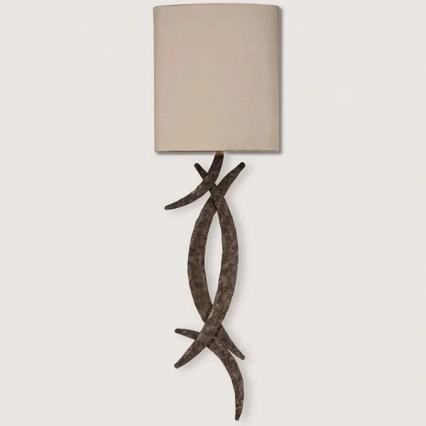 Porta Romana I Miro Wall Light | Bright Gold | Burnt Silver