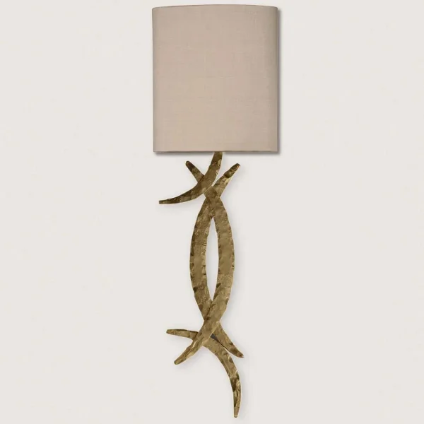 Porta Romana I Miro Wall Light | Bright Gold | French Brass