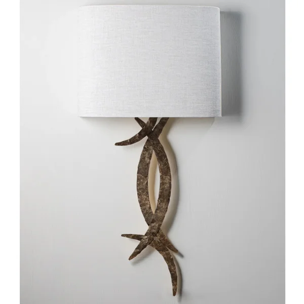 Porta Romana I Miro Wall Light | Burnt Silver