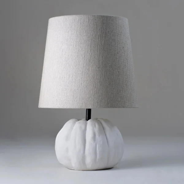 Porta Romana I Pumpkin Lamp I Plaster White