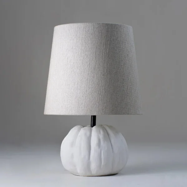 Porta Romana I Pumpkin Lamp | Plaster White