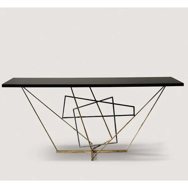 Porta Romana I Rhomboid Console Table