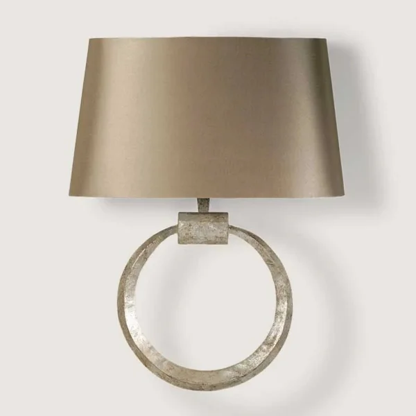 Porta Romana I Ring Bathroom Wall Light | Decayed Silver