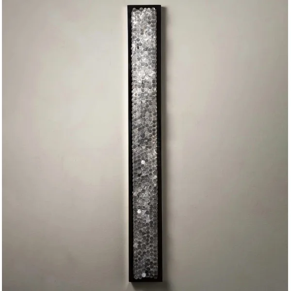 Porta Romana I Small Chloe Wall Light I Nickel with Perspex