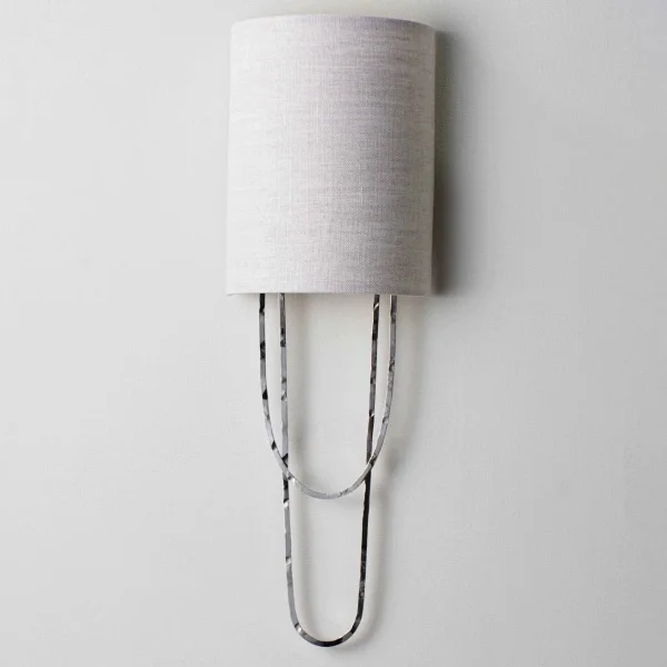 Porta Romana I Small Pendolino Wall Light | Nickel