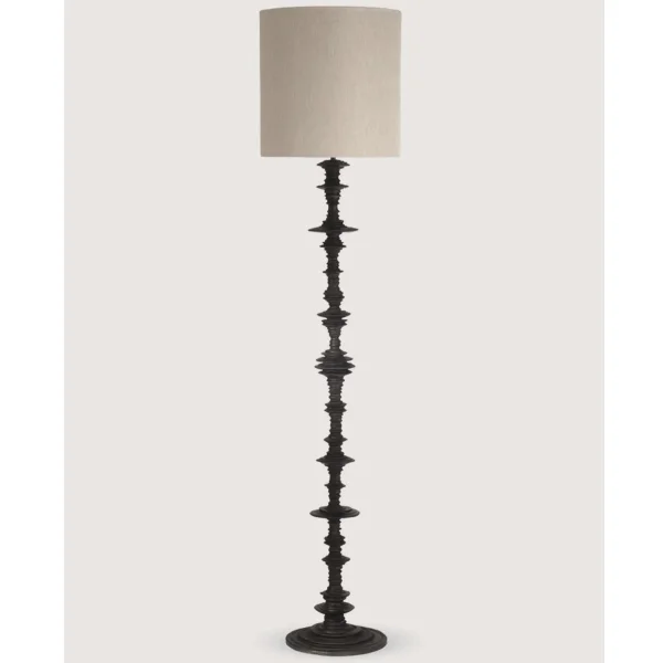 Porta Romana I Spin Floor Lamp I Bronzed