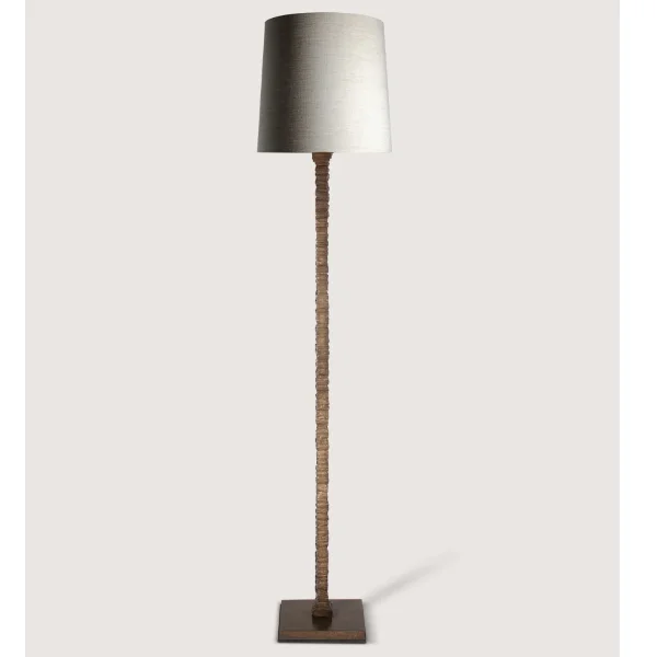 Porta Romana I Static Floor Lamp I French Brass