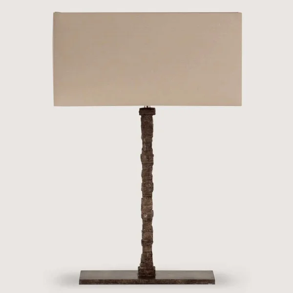 Porta Romana I Static Lamp | Burnt Silver