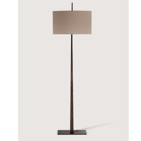 Porta Romana I Tapering Harral Floor Lamp | Bronzed