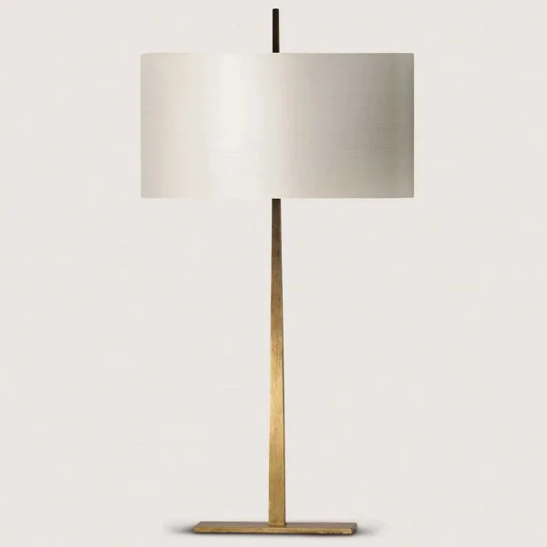 Porta Romana I  Tapering Harral Lamp Small I French Brass