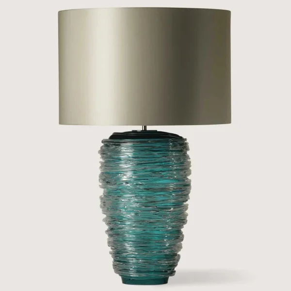 Porta Romana I Thread Lamp I Turquoise