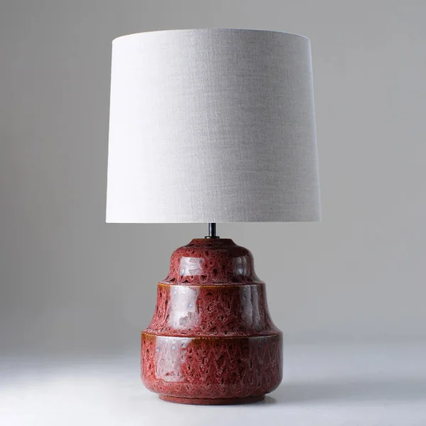 Porta Romana I Tier Lamp | Garnet