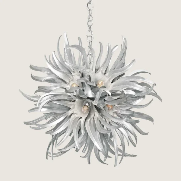 Porta Romana I Urchin Chandelier Small | Bodu Silver