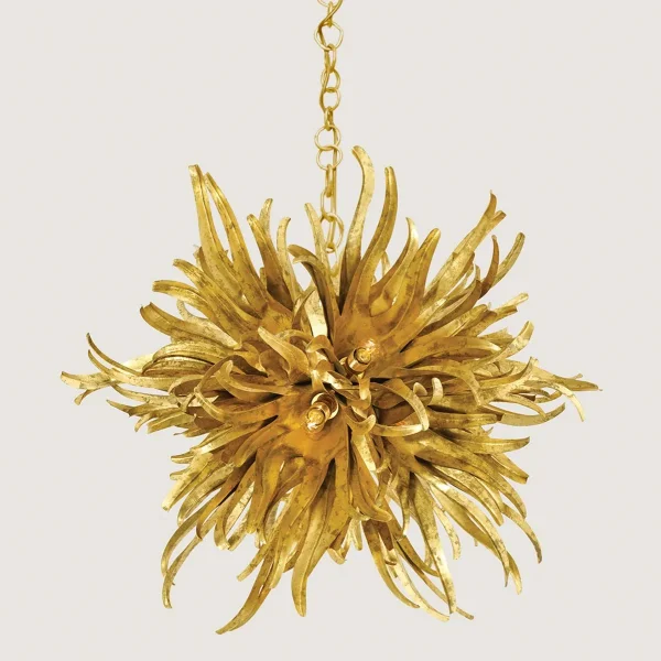 Porta Romana I Urchin Chandelier Small I Bodu Gold