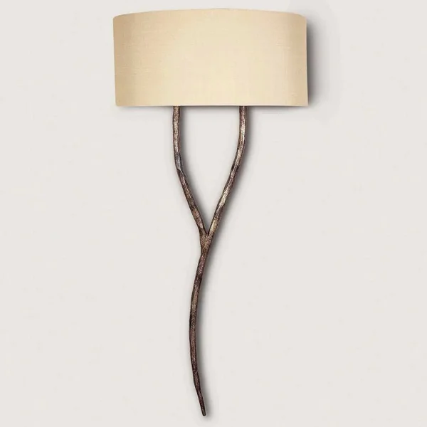 Porta Romana I Yves Wall Light | Burnt Silver