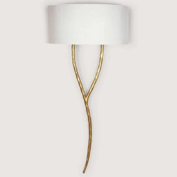 Porta Romana I Yves Wall Light | White Gold