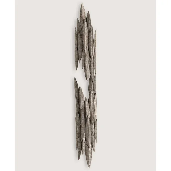 Porta Romana | Leaf Wall Light Large | Cosmic Silver