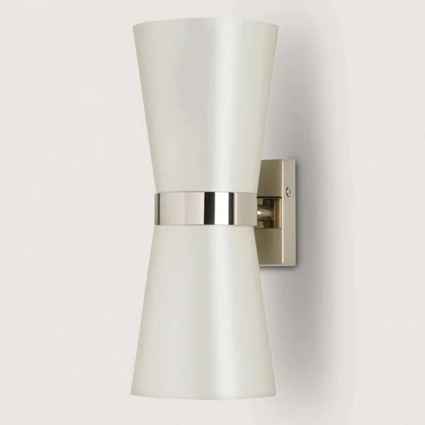 Porta Romana | Lilburn Wall Light Small | Nickel