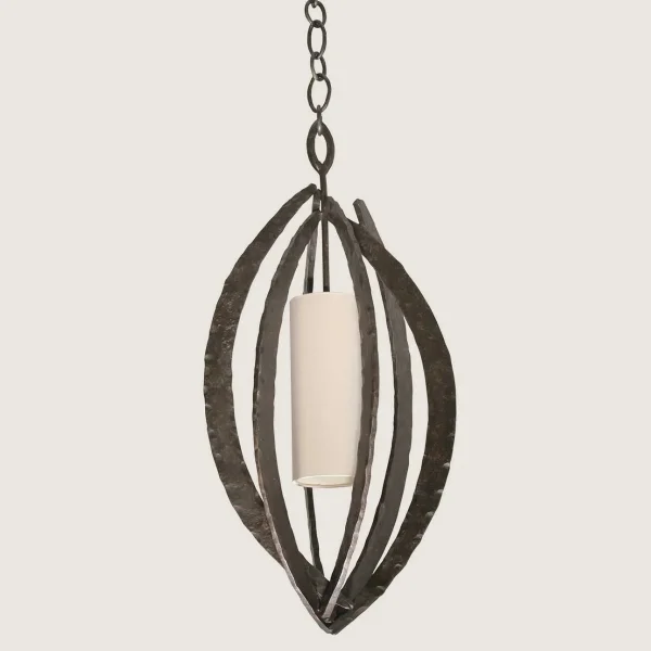 Porta Romana | Miro Chandelier | Burnt Silver