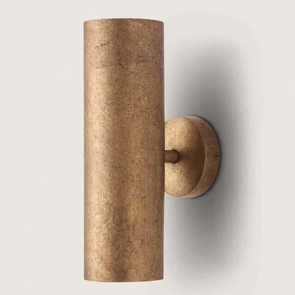 Porta Romana | Pillar Wall Light | French Brass