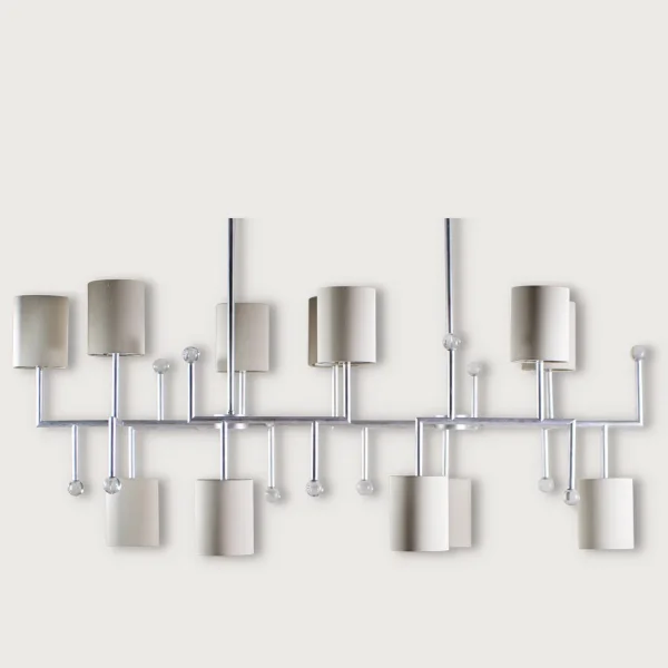 Porta Romana | Quantum Chandelier Medium | New Silver