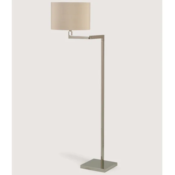 Porta Romana | Reading Floor Lamp | Nickel