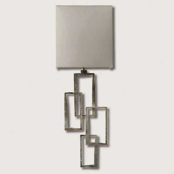 Porta Romana | Salperton Wall Light Small | Decayed Silver