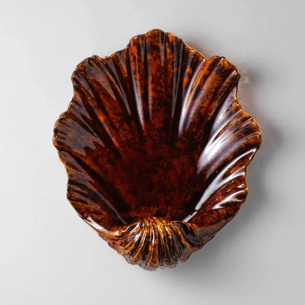 Porta Romana | Scallop Wall Light Small | Tigers Eye