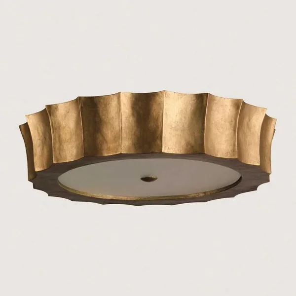 Porta Romana | Scalloped Bulkhead | French Brass