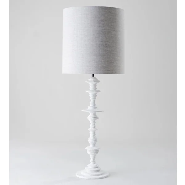 Porta Romana | Spin Lamp Small | Plaster White