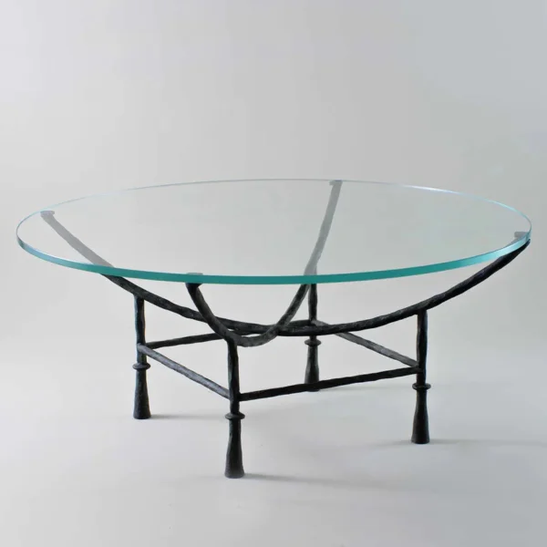 Porta Romana | Stanley Coffee Table Round | Verdigris