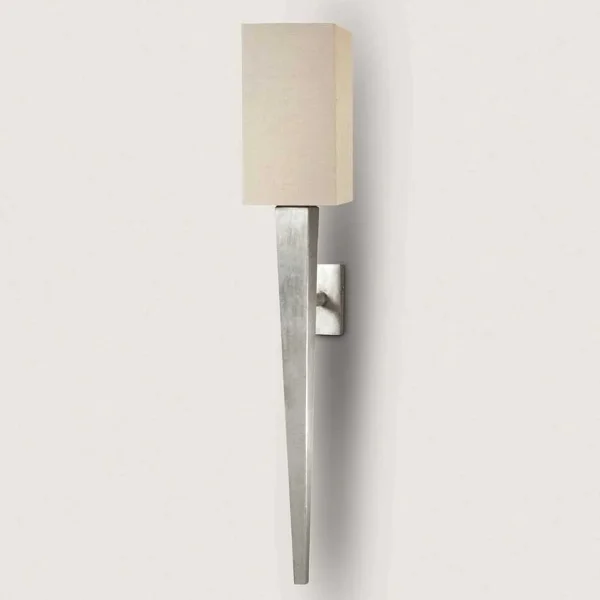 Porta Romana | Tapering Wall Light Small | Burnished Silver