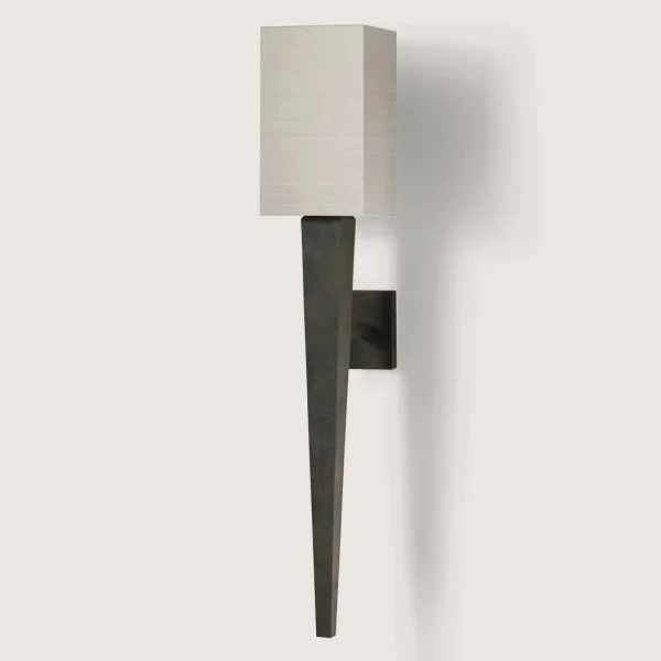 Porta Romana | Tapering Wall Light Small | Italian Rust