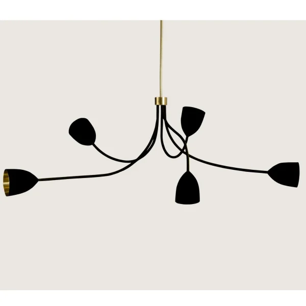 Porta Romana | Tulip Ceiling Light | Black