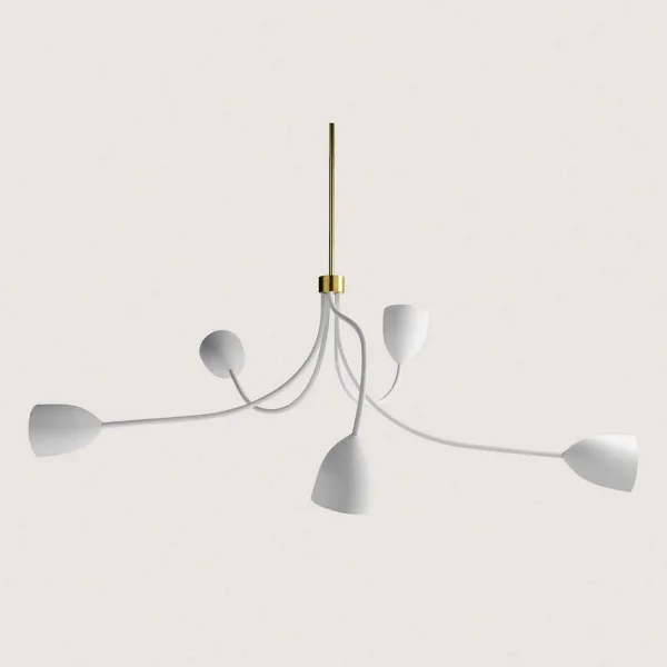 Porta Romana | Tulip Ceiling Light | Plaster White