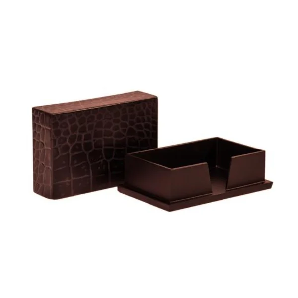 Posh Trading | Chelsea Business Card Holder | Vintage Croc