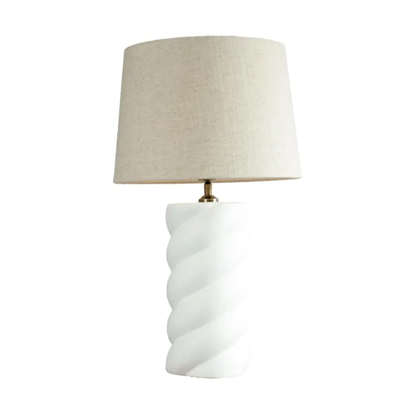 PR Home Spin table lamp White-beige