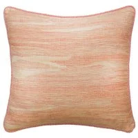 Puff Orange, Sustainable Feather, Cushion - Andrew Martin Kit Kemp Linen & Linen Blend Stripe