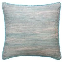 Puff Rain, Sustainable Feather, Cushion - Andrew Martin Kit Kemp Linen & Linen Blend Stripe