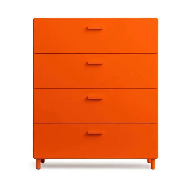 Relief Relief dresser wide with legs 82x92.2 cm orange Relief dresser wide with legs 82x92.2 cm orange