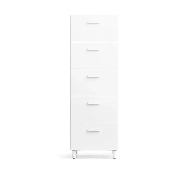 Relief Relief high dresser with legs 41x115 cm white Relief high dresser with legs 41x115 cm white