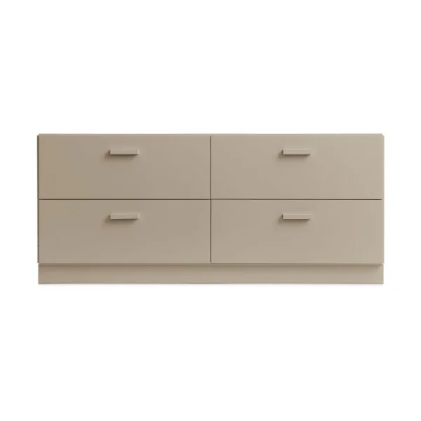 Relief Relief low dresser with base 123x46.6 cm beige Relief low dresser with base 123x46.6 cm beige
