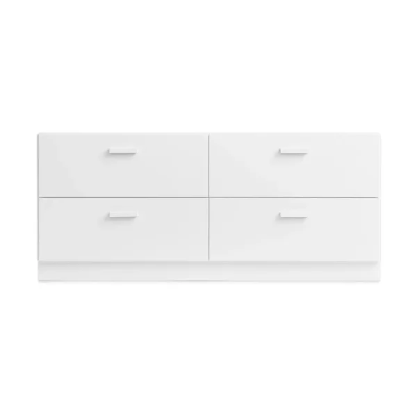 Relief Relief low dresser with base 123x46.6 cm white Relief low dresser with base 123x46.6 cm white