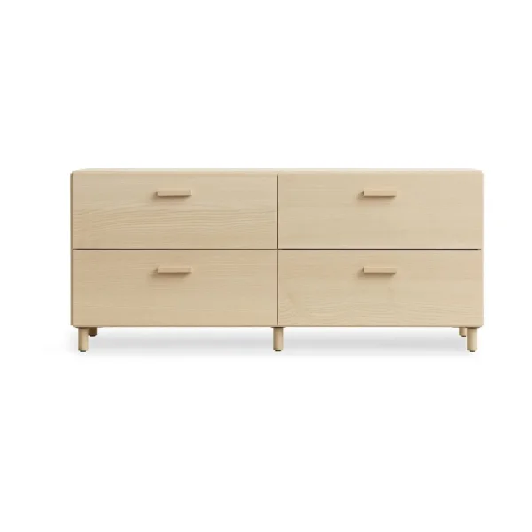 Relief Relief low dresser with legs 123x46.6 cm ash Relief low dresser with legs 123x46.6 cm ash