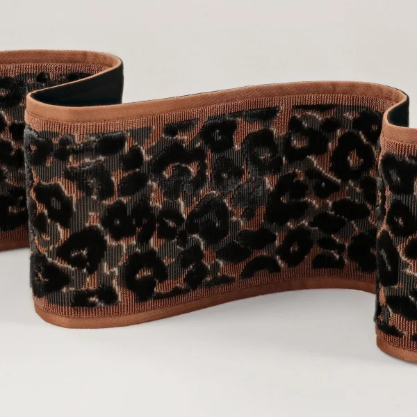 ROMO | Temperley London | Leopard Velvet Braid | Umber