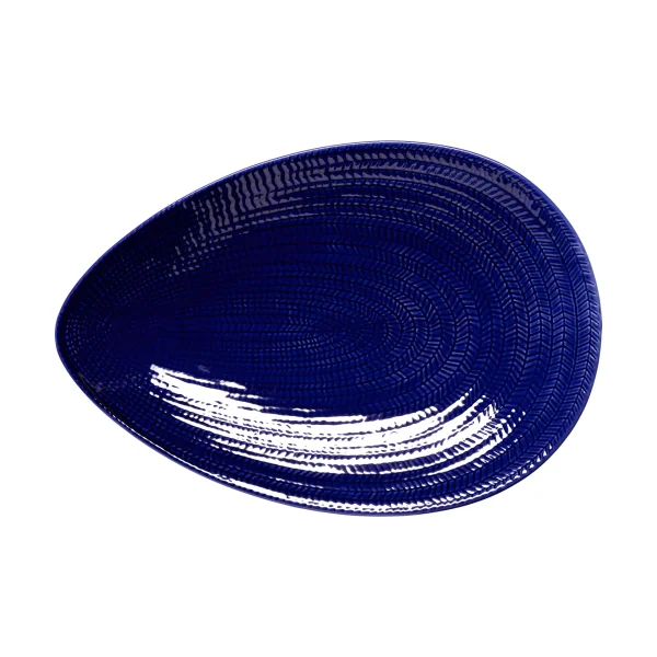 Rörstrand Blue Fire serving platter Blue, 20x29 cm